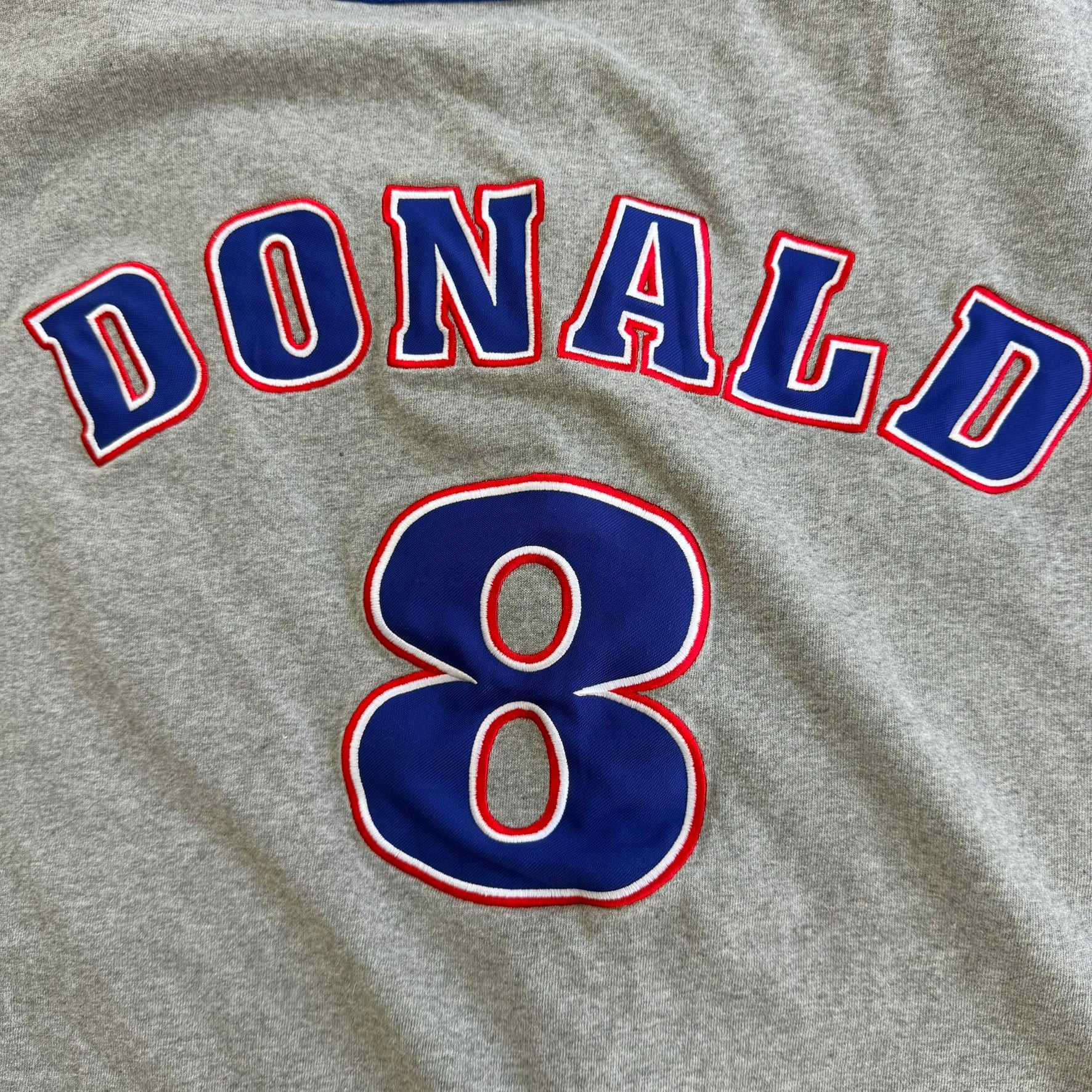 J- Vintage Disney Donald Duck Embroidered Baseball Jersey - XL