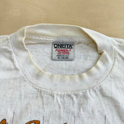 J- Vintage Wilderness Area Fly Fishing Camp Graphic Made In USA Single Stitch Tee - XL