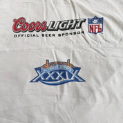 J- Vintage NFL Super Bowl 31 Coors Light Promo Graphic Raglan Sleeve Tee - 3XL