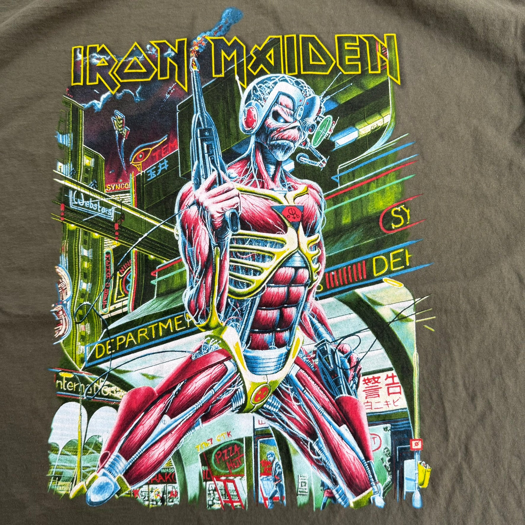 J- Iron Maiden Somewhere On Tour Reprint Graphic Tee - XL