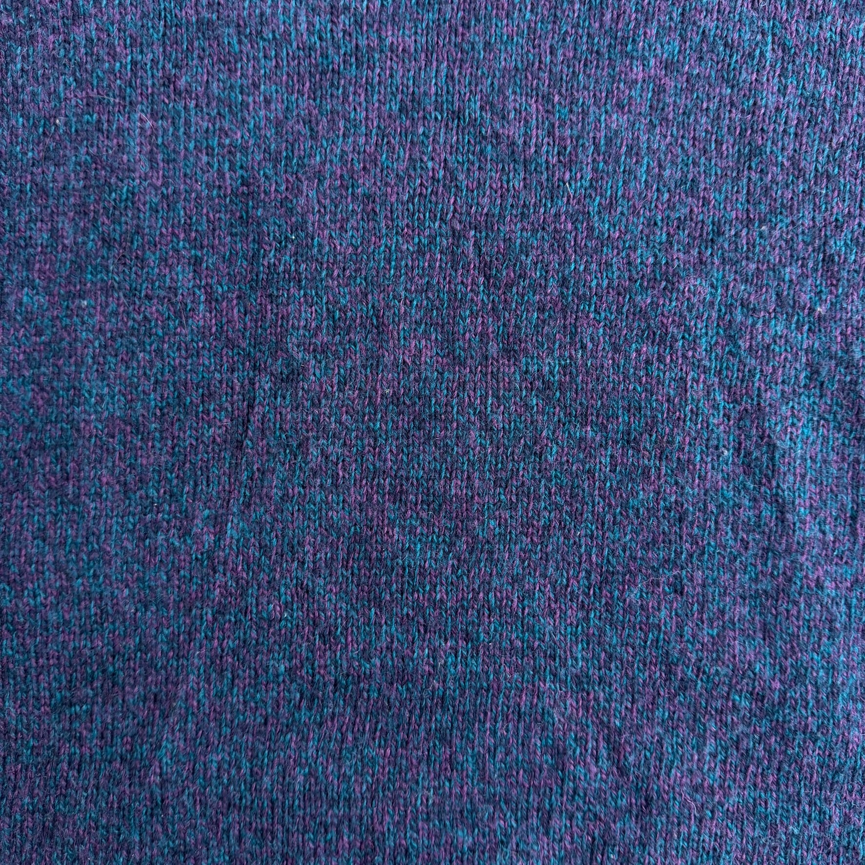J- Vintage Woolrich Purple & Teal Knit Sweater - L