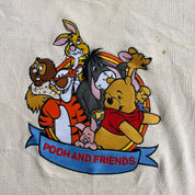 J- Vintage Disney Pooh & Friends Embroidered Knit Sweater - 3XL