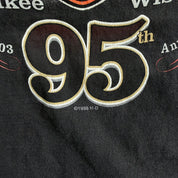 J- Vintage '98 Harley Davidson 95th Anniversary Graphic Marina Del Rey Ca Made In USA Tee - 2XL