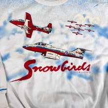 Load image into Gallery viewer, F- Vintage &#39;92 Canadian Snowbirds Military Jets Graphic Crewneck
