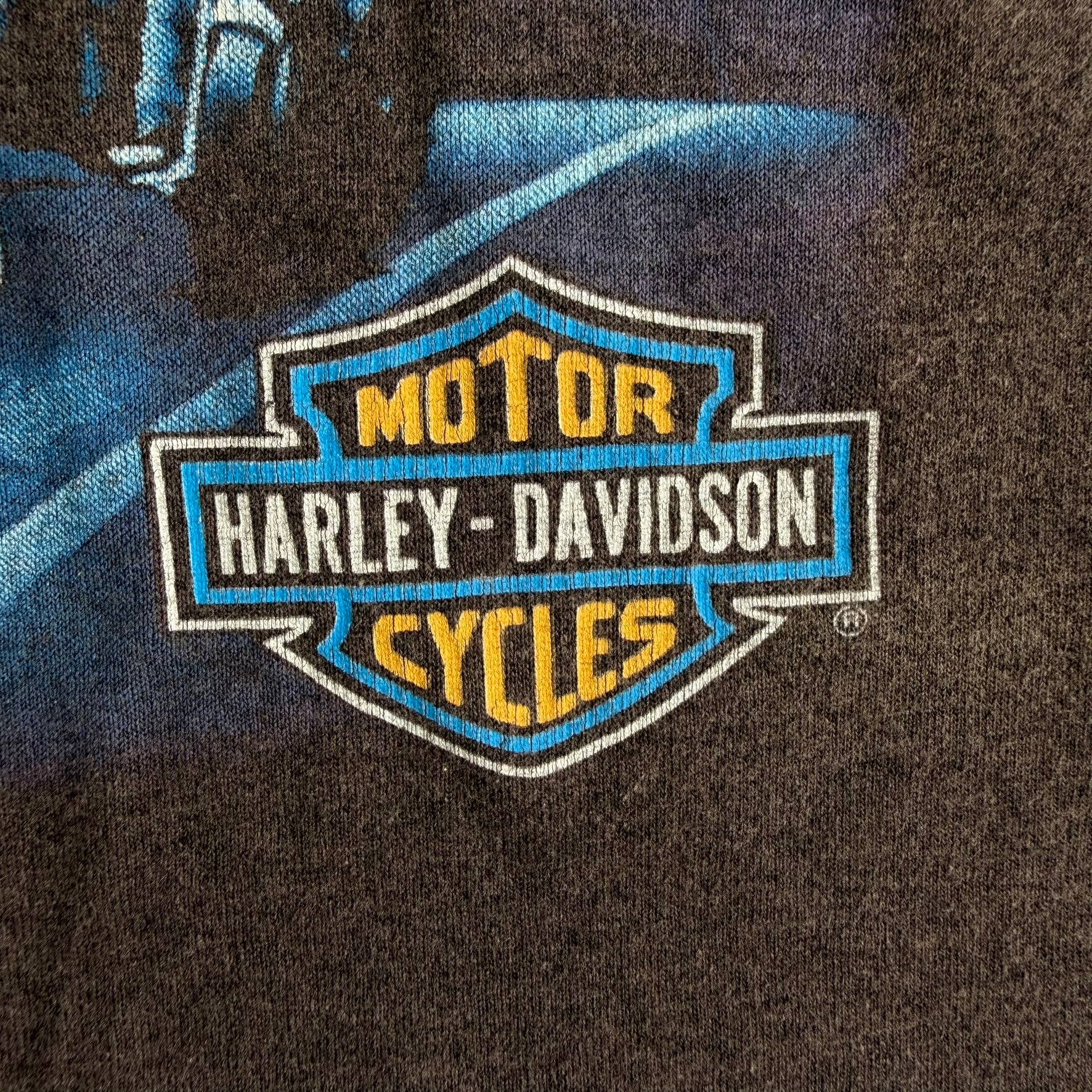 J- Vintage 90s Harley Davidson Legends Live Where Legends Roam Graphic Made In USA Single Stitch Tee - M