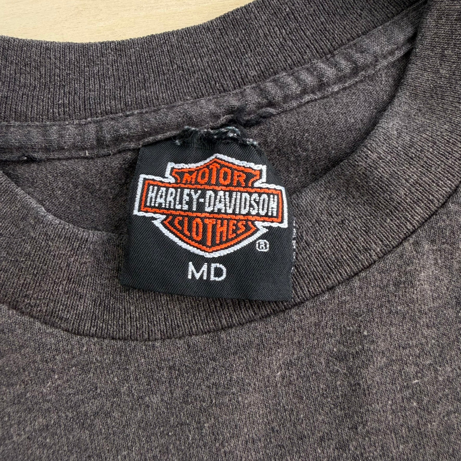 J- Vintage 90s Harley Davidson Legends Live Where Legends Roam Graphic Made In USA Single Stitch Tee - M
