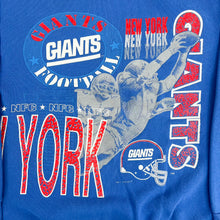 Load image into Gallery viewer, F- Vintage &#39;91 New York Giants NFL Logo 7 Graphic Crewneck
