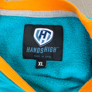 F- Miami Dolphin NFL Handsigh Text & Logo Crewneck