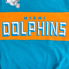 Load image into Gallery viewer, F- Miami Dolphin NFL Handsigh Text &amp; Logo Crewneck
