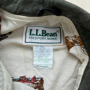 J- Vintage 90s LL Bean Deer Lining Canvas Chore Jacket - XL