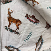 J- Vintage 90s LL Bean Deer Lining Canvas Chore Jacket - XL