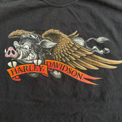 J- Vintage '06 Harley Davidson Vallejo California Hog Graphic Tee - XL