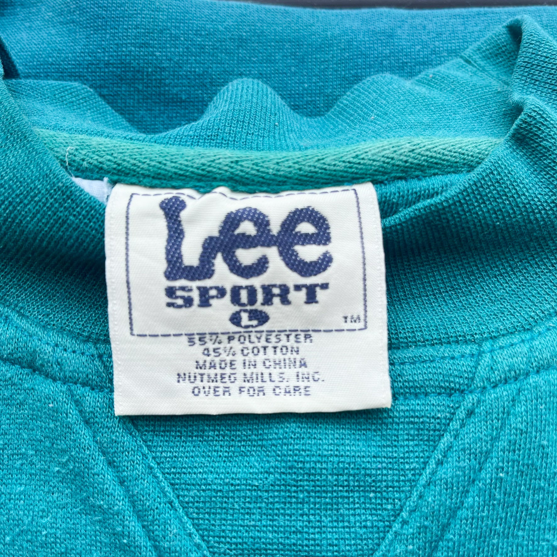 F- Vintage Utah Jazz NBA Lee Embroidered Logo & Text Crewneck
