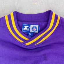 Load image into Gallery viewer, F- Vintage Minnesota Vikings NFL Starter Embroidered Logo &amp; Text Crewneck
