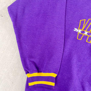F- Vintage Minnesota Vikings NFL Starter Embroidered Logo & Text Crewneck