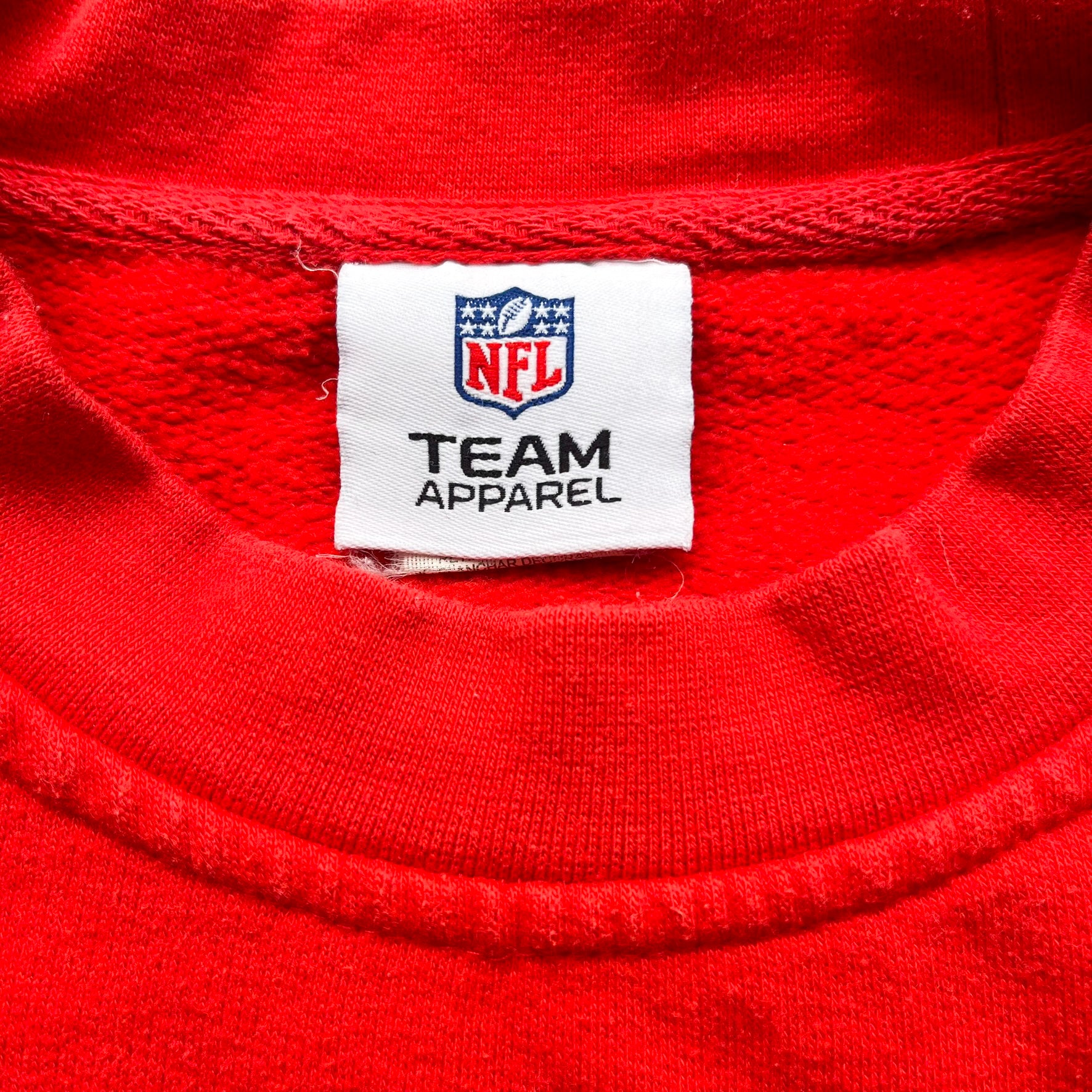 F- Vintage Kansas City Chiefs NFL Embroidered Text Crewneck