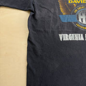 J- Vintage 90s Harley Davidson Virginia Beach Horse Graphic Made In USA Single Stitch Tee - L