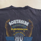 J- Vintage 90s Harley Davidson Virginia Beach Horse Graphic Made In USA Single Stitch Tee - L