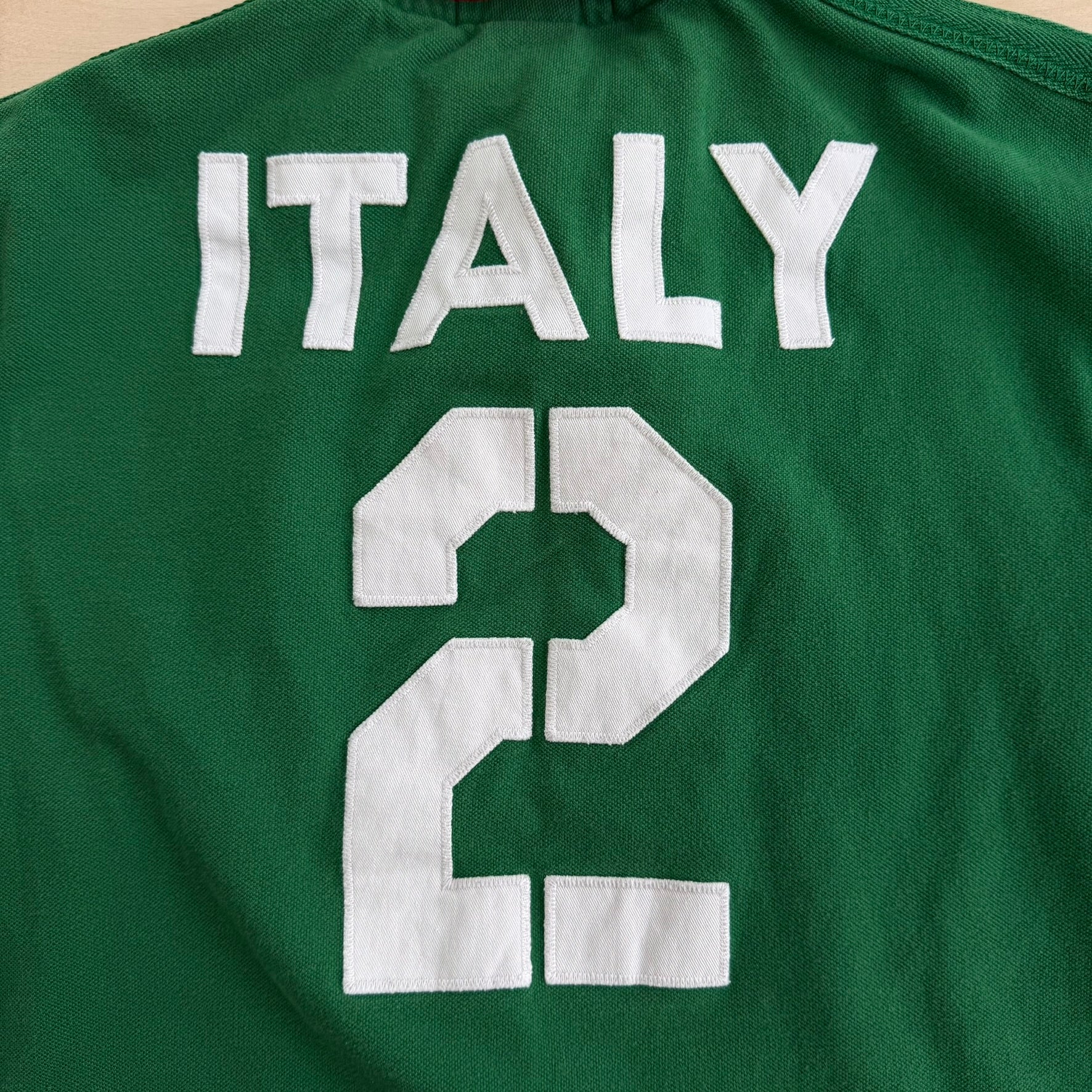 J- Vintage Polo Ralph Lauren Italy Short Sleeve Rugby Shirt - L