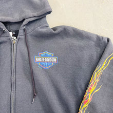 Load image into Gallery viewer, F- Vintage &#39;00 Harley Davidson Golden Gate Bridge Zip Up Hoodie
