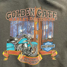 Load image into Gallery viewer, F- Vintage &#39;00 Harley Davidson Golden Gate Bridge Zip Up Hoodie
