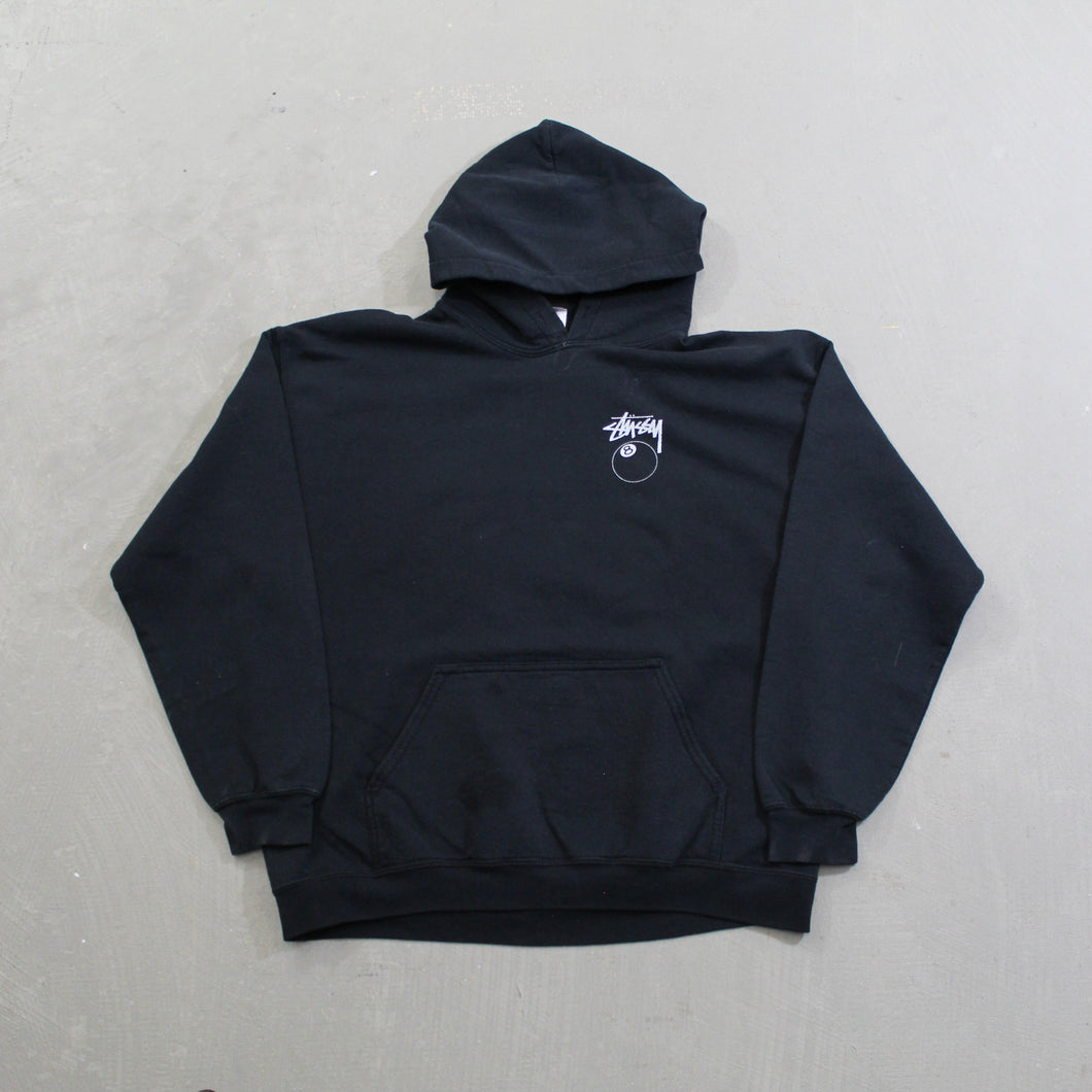 D- Stussy 8 Ball Logo Hoodie