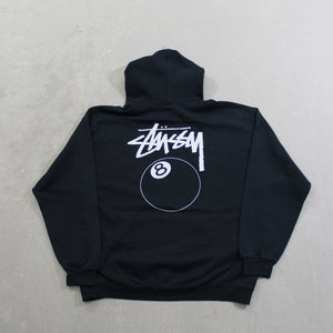 D- Stussy 8 Ball Logo Hoodie