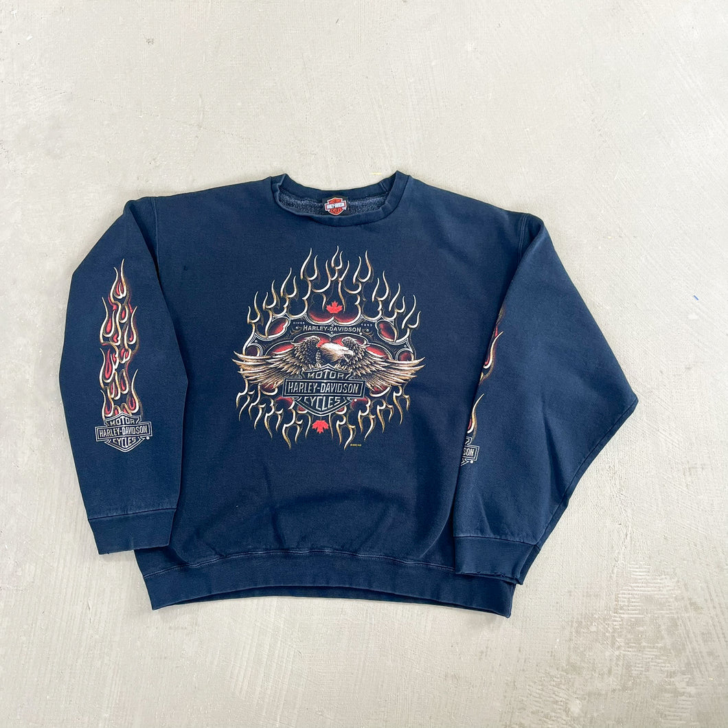 F- Vintage '05 Harley Davidson Regina Saskatchewan Crewneck