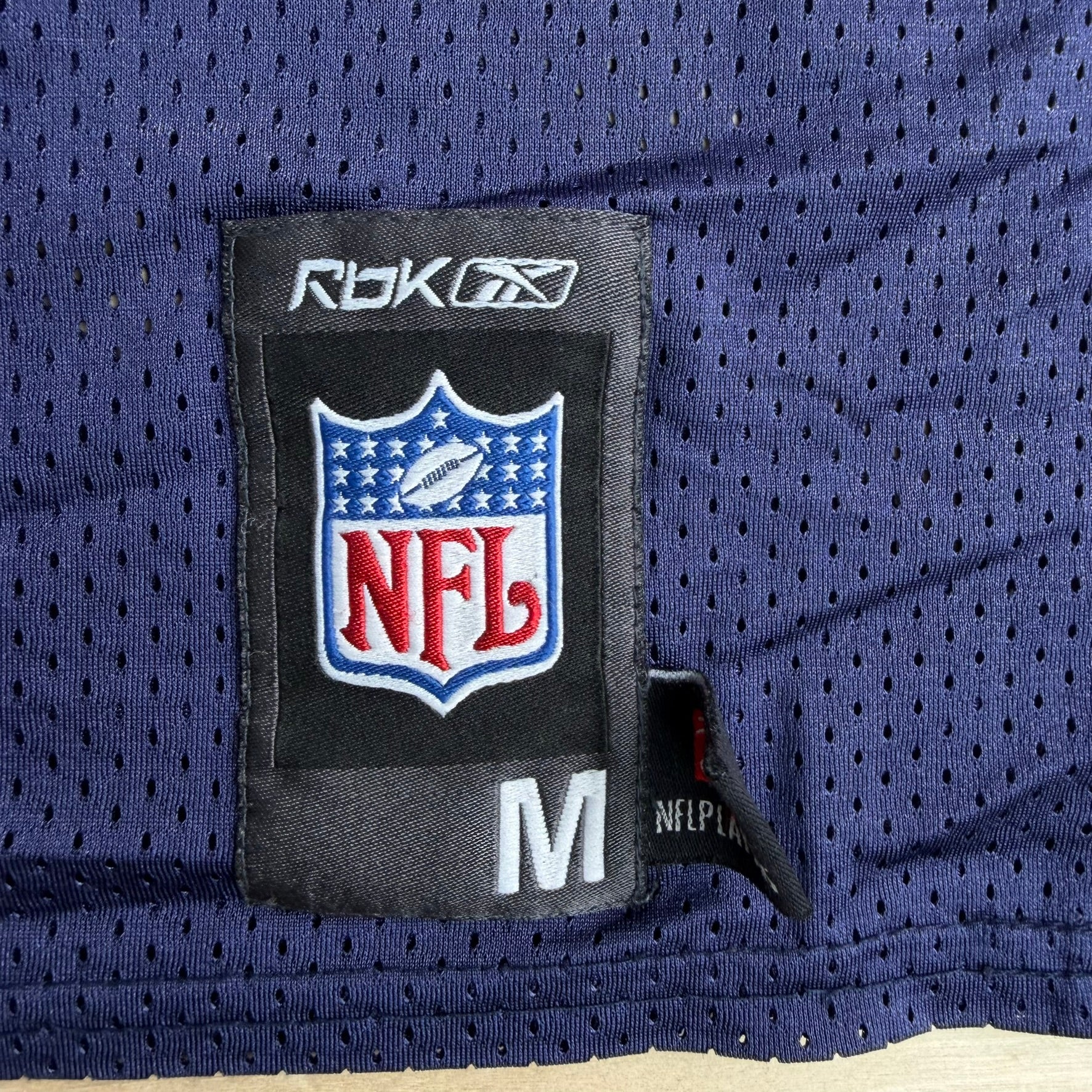 J- Vintage New England Patriots Randy Moss NFL Reebok Football Jersey - M