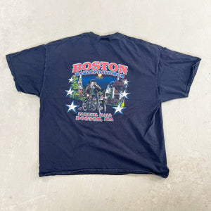 F- Vintage '08 Harley Davidson Boston Graphic Tee