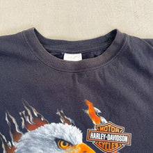Load image into Gallery viewer, F- Vintage Harley Davidson Eagle &amp; Logo Tee
