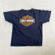 Load image into Gallery viewer, F- Vintage Harley Davidson Eagle &amp; Logo Tee
