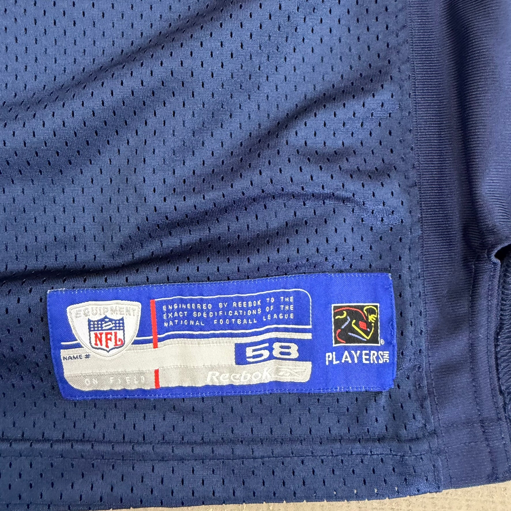 J- Vintage San Diego Chargers Antonio Gates NFL Reebok Football Jersey - 58 (fits 2XL)