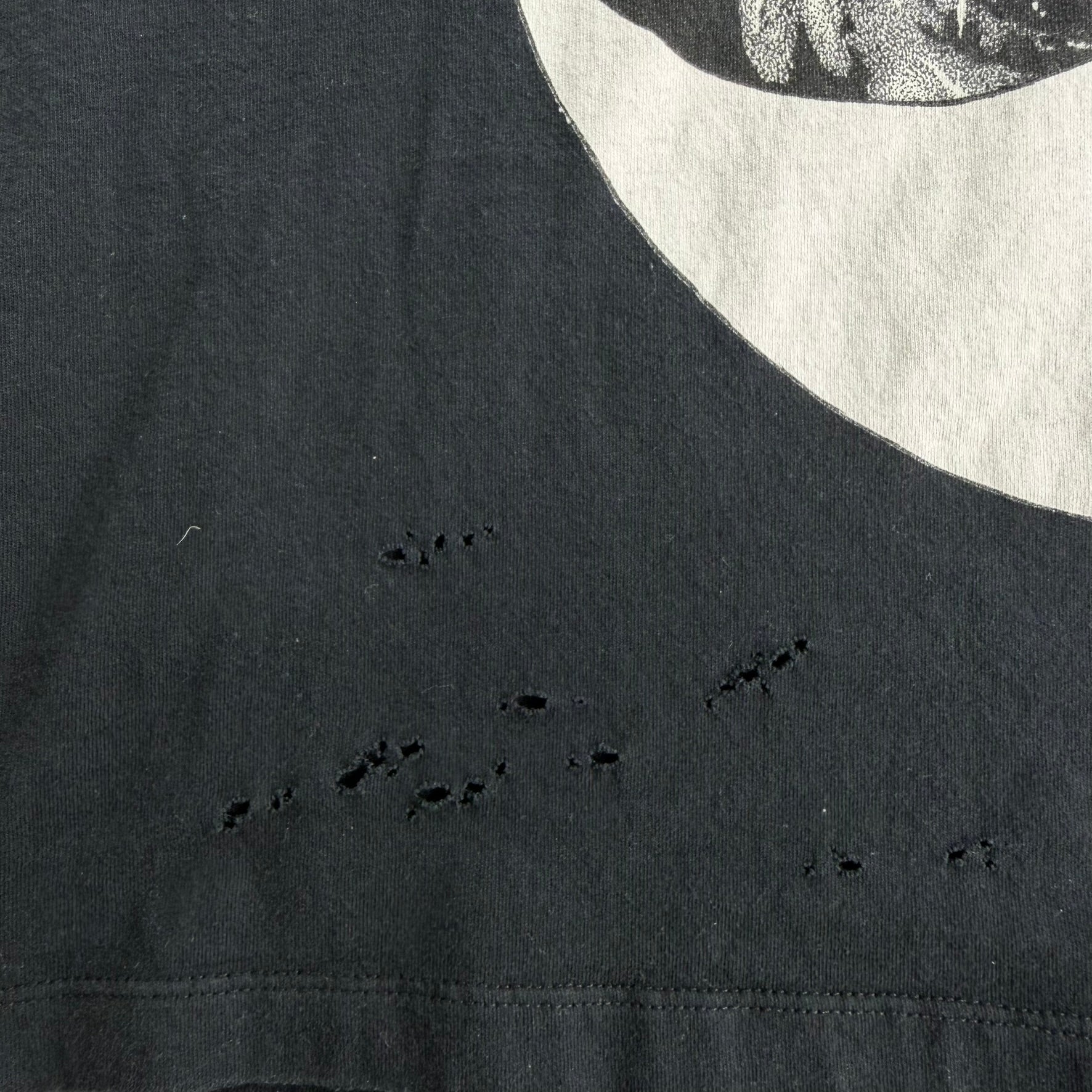 J- All Saints Ying Yang Skull Graphic Tee - M