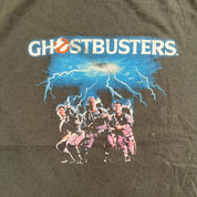 F- Vintage Ghostbusters Picture & Text Junk Food Tag Tee
