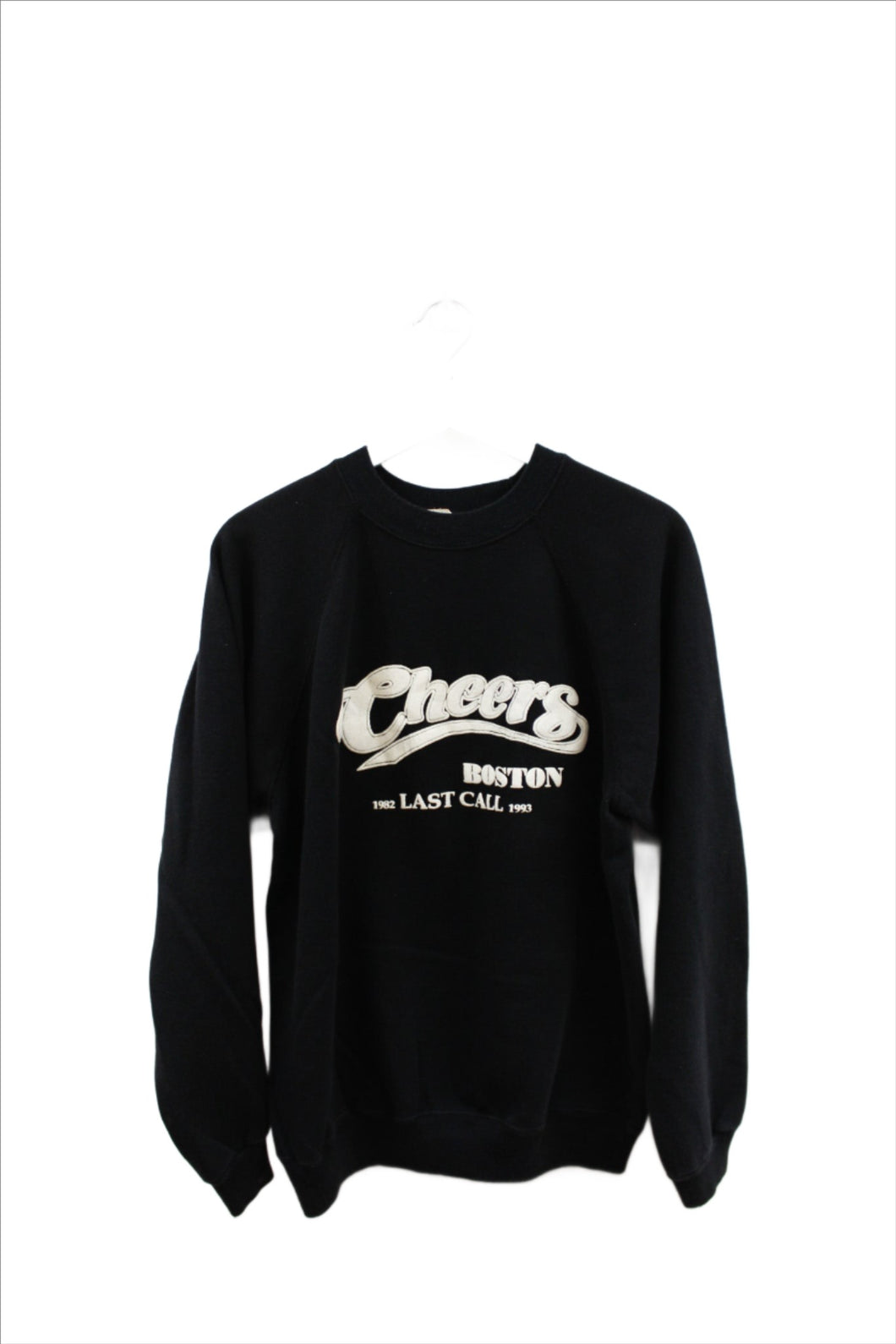 X - Vintage 1993 Cheers Boston Last Call Logo Embroidered Crewneck