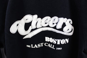 X - Vintage 1993 Cheers Boston Last Call Logo Embroidered Crewneck