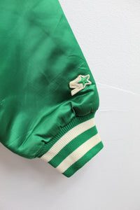 X - Vintage Starter NBA Boston Celtics Satin Bomber Jacket