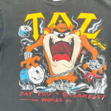 Load image into Gallery viewer, F- Vintage Tazmanian Devil Looney Tunes Motorcycle Graphic Single Stitch Tee
