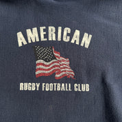 J- Vintage 90s Kellsport American Rugby Football Club Graphic Made In USA Crewneck - 2XL