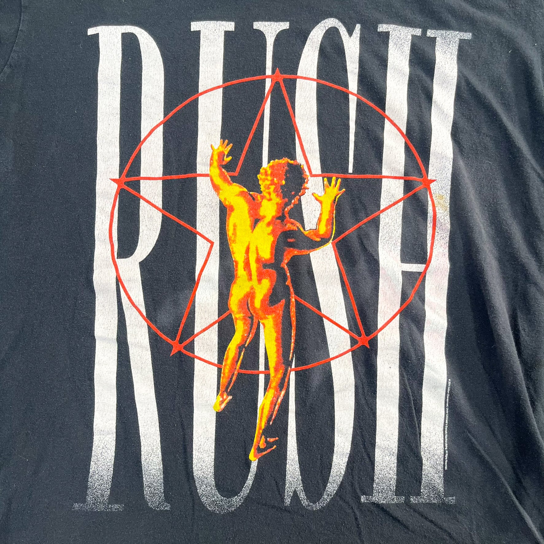 F- 2014  Rush Logo & Text Hemisphere Tee