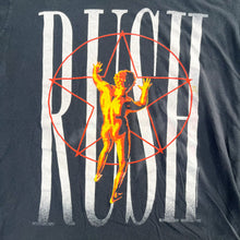 Load image into Gallery viewer, F- 2014  Rush Logo &amp; Text Hemisphere Tee
