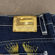 J- Vintage Coogi Embroidered Crown Baggy Jeans - 36x34