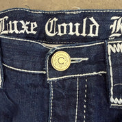 J- Vintage Coogi Embroidered Crown Baggy Jeans - 36x34