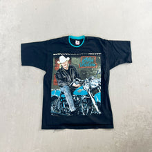 Load image into Gallery viewer, F- Vintage Alan Jackson All About Living Single Stitch Two Collar tee
