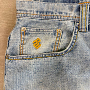 J- Vintage Rocawear Painted Graphic Light Blue Baggy Jeans - 38w