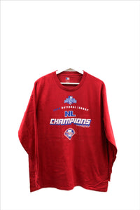 X - Vintage 2008 MLB Philadelphia Phillies World Champions Long Sleeve Tee