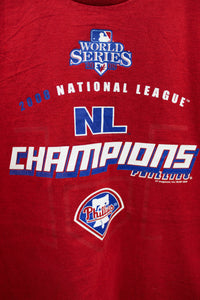 X - Vintage 2008 MLB Philadelphia Phillies World Champions Long Sleeve Tee