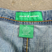 J- Vintage Rocawear Painted Graphic Light Blue Baggy Jeans - 38w