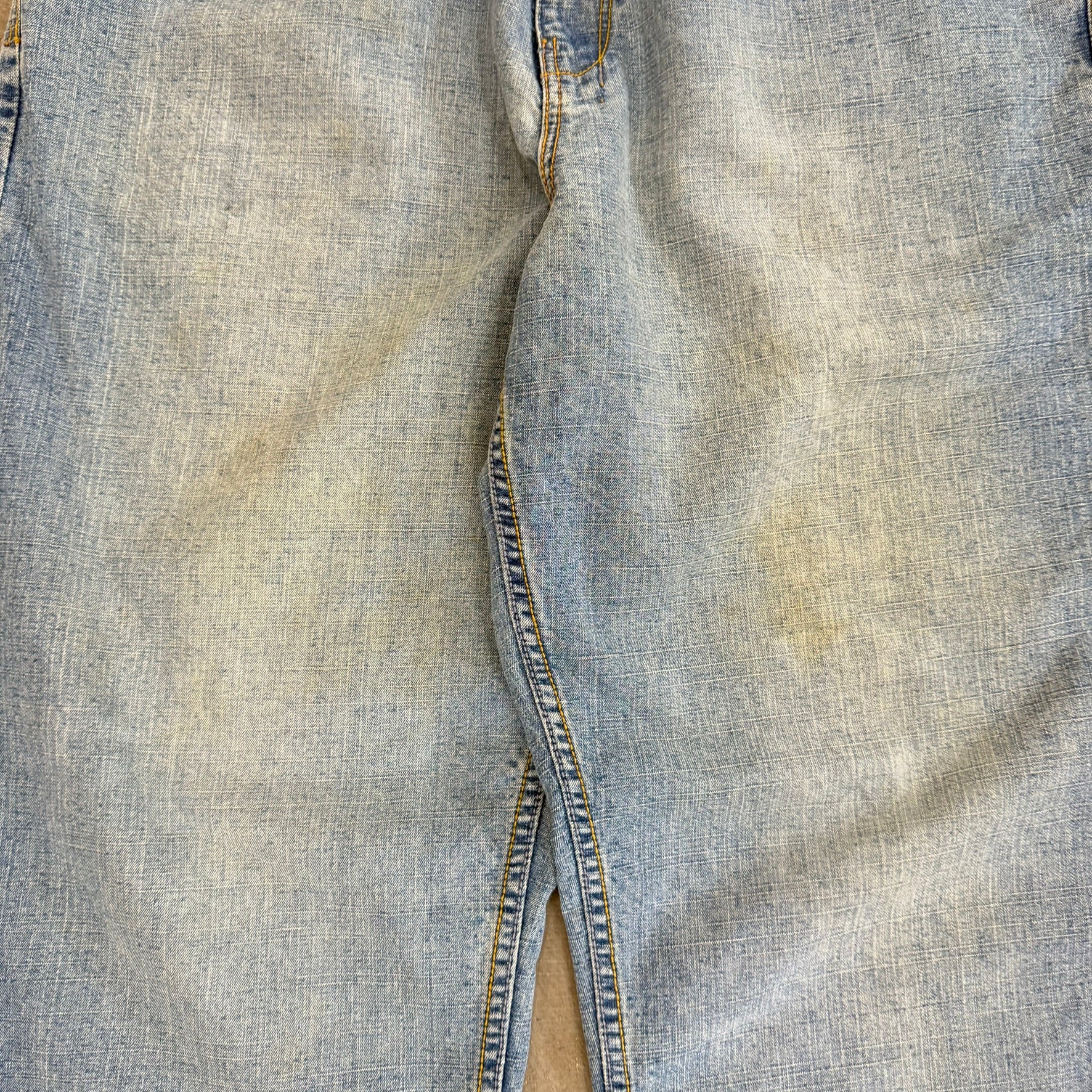 J- Vintage Rocawear Painted Graphic Light Blue Baggy Jeans - 38w